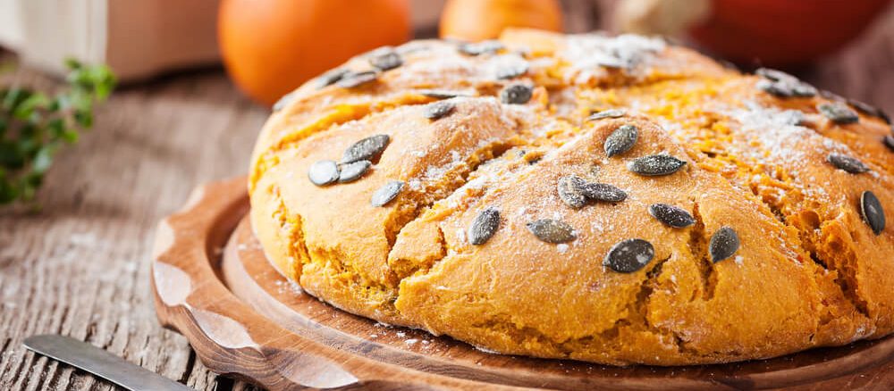 Okusen bučni kruh, kot nalašč za jesen